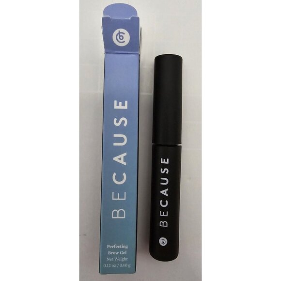 BeCause Cosmetics Perfecting Brow Gel Back to Black NEW in Box NIB - Picture 1 of 6